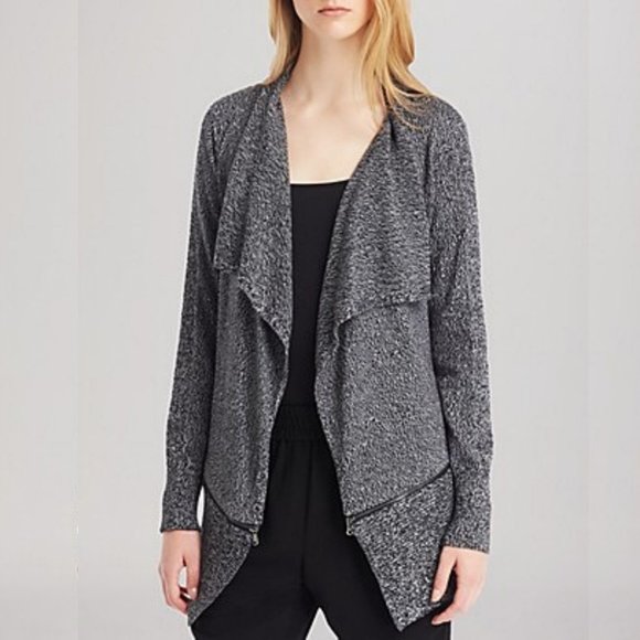 Kenneth Cole NY Maribeth Zip Bottom Open Cardigan - Picture 2 of 8